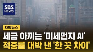 자막 미세먼지 AI