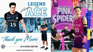 '은퇴' 문성민·김연경, 20일 정규리그 최종전서 '작별 인사'