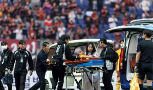 경기 중 쓰러진 프로축구 광주 조성권, '건강 양호'