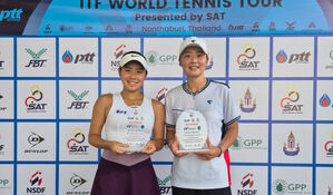 김나리, 태국 국제여자테니스 대회 복식 우승