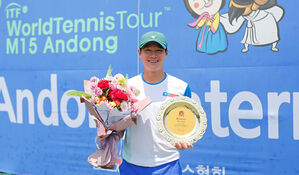 '일병' 권순우, ITF 안동국제테니스 단식 우승