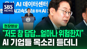 [현장영상] "저도 참 답답&hellip;얼마나 위험한 생각인지" 이 대통령, AI 기업들 목소리 듣더니