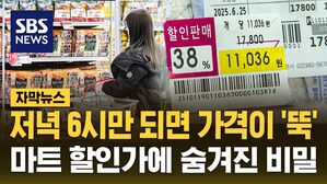[자막뉴스] 저녁 6시만 되면 가격이 '뚝'&hellip;마트 할인가에 숨겨진 비밀