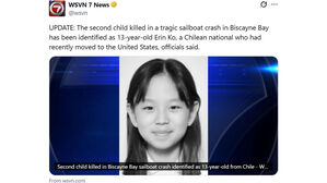 한국계 13세 소녀, 美 요트캠프 참가 중 선박 충돌 사고로 익사