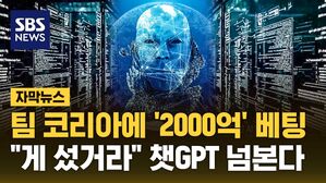 [자막뉴스] 팀 코리아에 '2000억' 베팅&hellip;"게 섰거라" 챗GPT 넘본다
