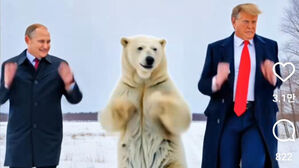 "북극곰과 왈츠 추는 트럼프-푸틴"…AI 가짜 영상 확산