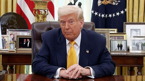 트럼프 "미국에 대한 도전 아냐…중·러와 좋은 관계"