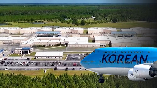 '미 구금' 한국인 귀국