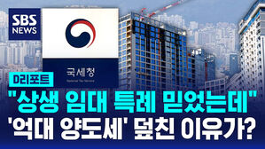 [D리포트] '상생임대인' 특례 믿었는데&hellip;'억대 양도세' 덮친 이유가?
