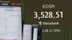 코스피 사상 첫 3,500선 돌파&hellip;'9만전자' '40만닉스' 터치