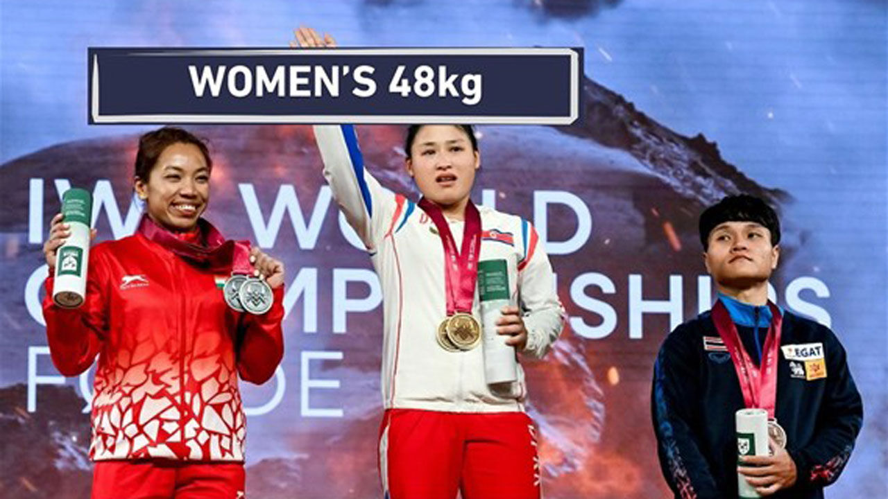 북한 리성금, 2025 세계역도선수권 여자 48㎏급 우승 (사진=국제역도연맹 인스타그램 캡처, 연합뉴스)