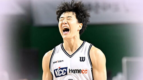 허웅 결승 3점포…KCC 3연승 '단독 선두'