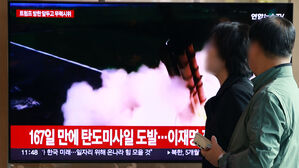 중국, 북한의 탄도미사일 발사에 또 침묵…"새로운 논평 없다"
