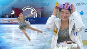 2년 만의 복귀전…아쉬운 3회전 연속 점프