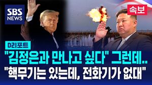 [속보] 트럼프 "김정은 만나고 싶다" 그런데…"핵무기는 있는데, 전화기가 없대!" (D리포트)