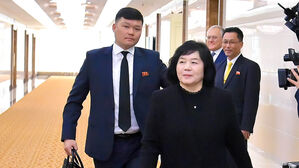 트럼프 북미회담 거론 중에…북한 최선희, 푸틴과 만나
