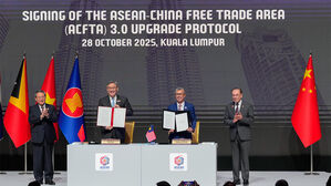 중국·아세안, FTA '버전 3.0' 확대 개정안 체결