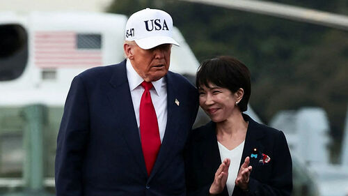 마린 원 타고 초밀착…미일 동맹 과시