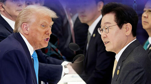 한미 정상회담 종료…이 시각 APEC 미디어센터