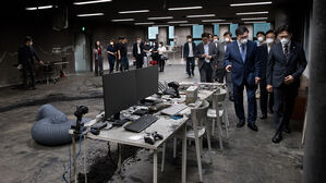 '배터리 폭발 가정' 첫 연구실 재난 대응 안전한국훈련 실시