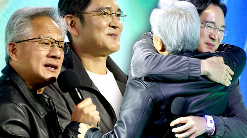 96년에 이런 비전이? 젠슨황 깜짝 공개…이재용 "우리 아버지"