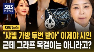 [자막뉴스] "샤넬 가방 두 번 받아 반성" 이제야 시인…그런데 그라프 목걸이는?