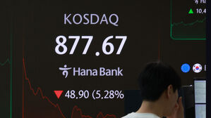 급락장에 코스닥도 매도 사이드카 발동…15개월만