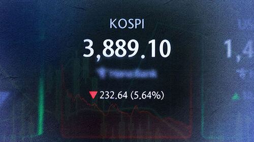 코스피 4,000선 붕괴…7개월 만에 사이드카 발동