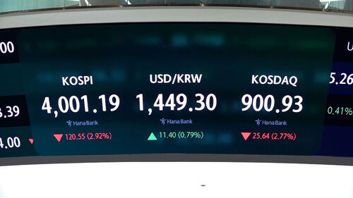 AI 거품론에 급락…코스피 4000 턱걸이