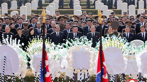 '북 외교원로' 김영남 전 최고인민회의 상임위원장 영결식…김정은 참석