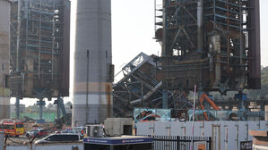 울산 발전소 붕괴 매몰 작업자 1명 사망…또다른 1명은 사망 추정