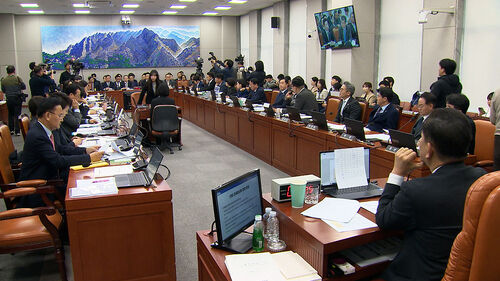 김현지 놓고 싸우다 배치기로 끝난 국감