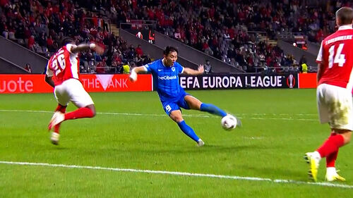 헹크 오현규, 유로파리그서 터뜨린 골…팀 승리 견인