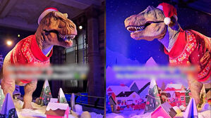 산타로 변신한 공룡?…"대박" 반전매력에 눈길