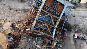 울산 화력발전소 붕괴…3명 사망·2명 사망 추정