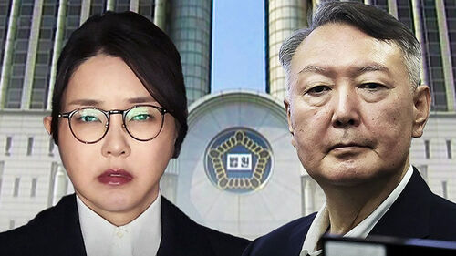 윤 부부 동시 재판…"목걸이 착용 여부, DNA 감정"