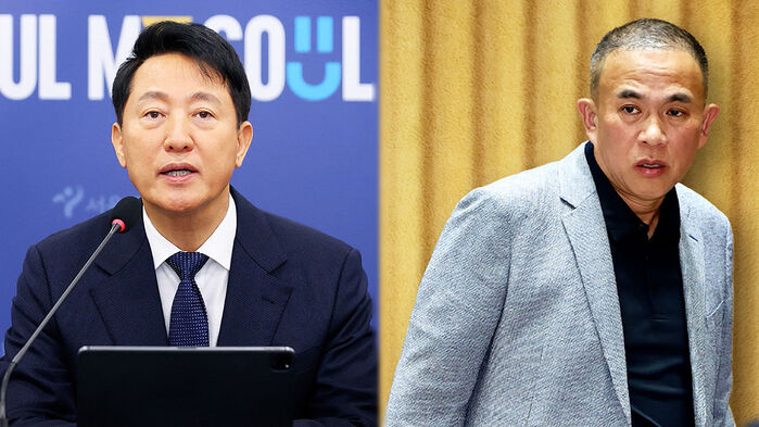 오세훈·명태균, 특검 동시 출석…여론조사비 대납의혹 대질조사