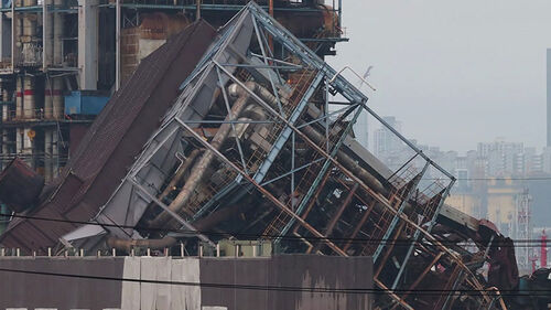 울산화력 매몰 현장서 사망자 1명 수습