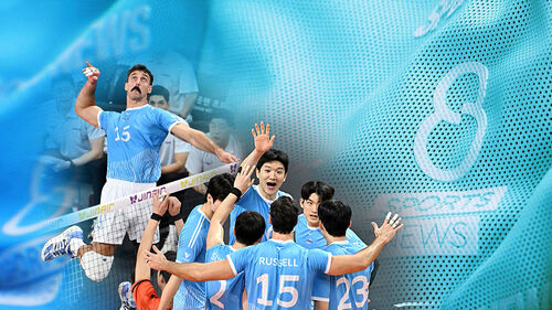 OK저축은행, 부산서 첫 홈 경기…대한항공 승리