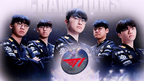 왕관 지켜낸 T1…페이커, 6번째 우승 '대기록'