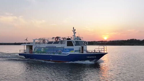 낙동강에서 석양 감상을…노을 투어 매진 행렬