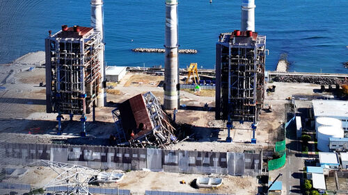 4·6호기 해체 준비 완료…발파 후 매몰자 구조 재개