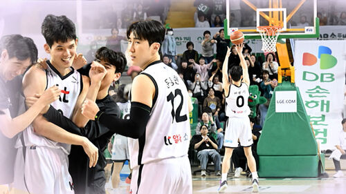 KT, '0.5초' 남기고 결승점…3연패 탈출