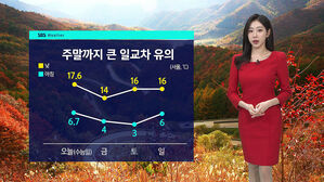 [날씨] 주말까지 큰 일교차…다음 주 기온 '뚝'