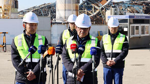 울산화력 붕괴 당시 업체, 사고원인 질문에 "우리도 답답"