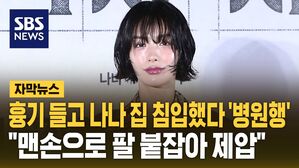 [자막뉴스] 흉기 강도, 나나 집 침입했다가 '병원행'…"맨손으로 팔 붙잡아 제압"
