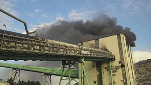 인천 영흥화력발전소 화재…소방당국, 대응 1단계 발령