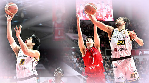 1·2위 맞대결 역전승…선두 LG '4연승'