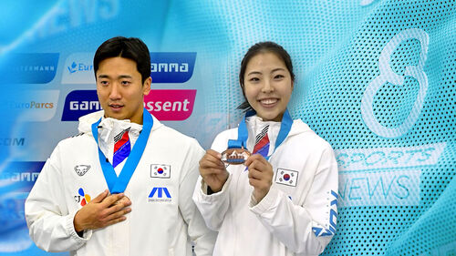 '한국 신기록' 김준호·'개인 최고' 이나현, 동반 메달