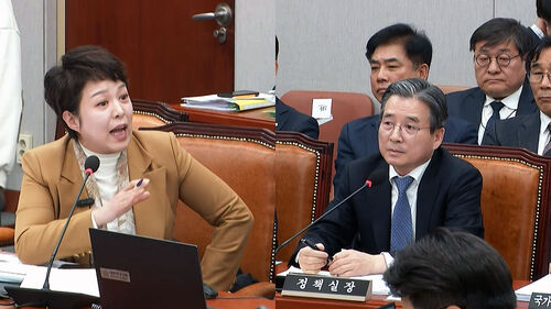 딸 전세 언급에 발끈…김병기 버럭 제지